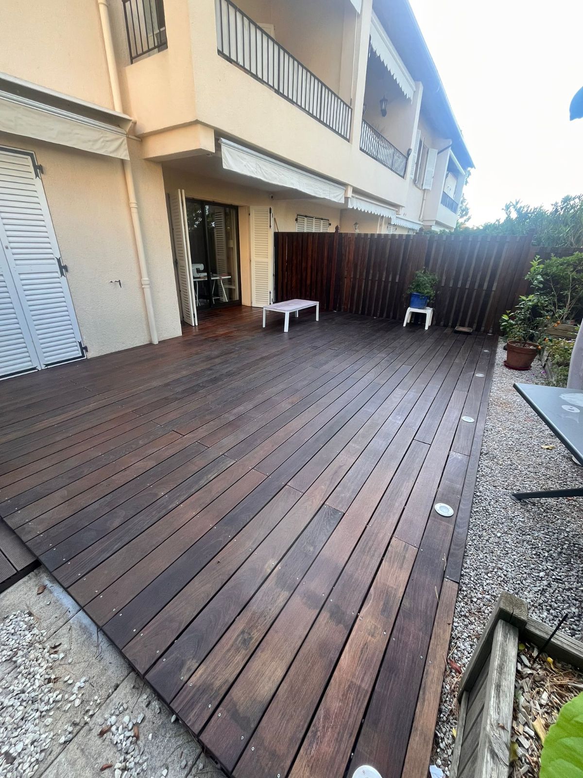 Terrasse ipé rénovée — Villeneuve-Loubet